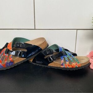 Pre-owned Birkenstock by Tatami Multicolor Sandals 38/7 Women’s